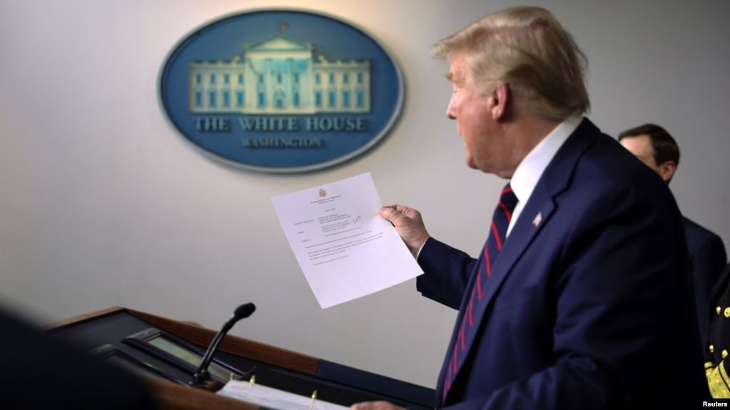 White House: Trump’s and Pence’s coronavirus test came back negative